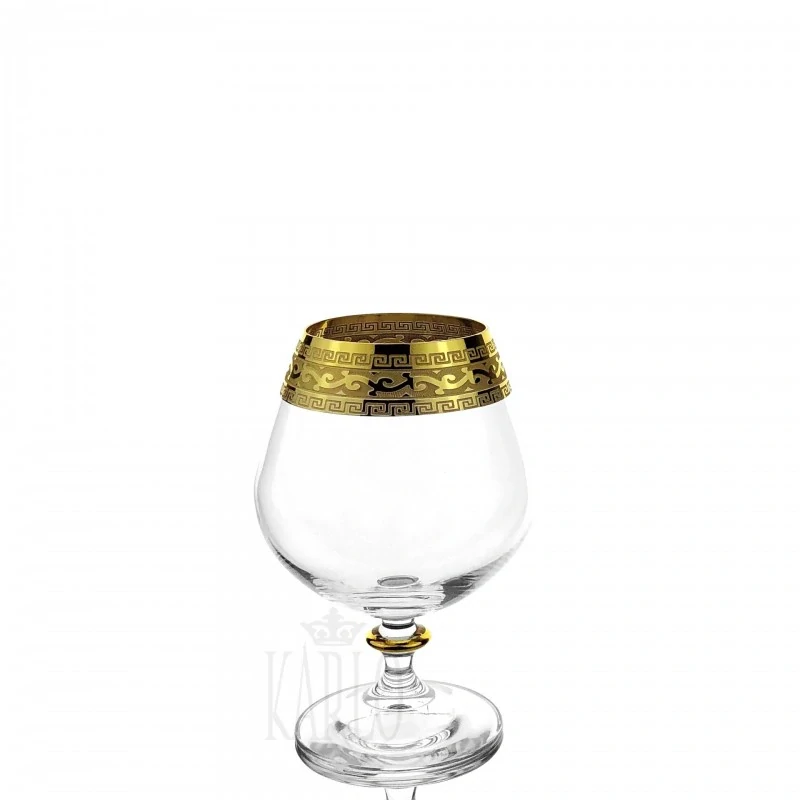 Pohár na brandy/koňak 400 ml ANGELA ZLATO 6 kusov