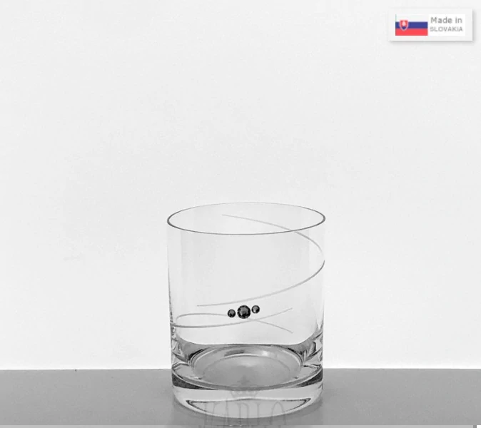 Pohár na vodu/whisky 280 ml Swarovski® SPIRAL 6 kusov