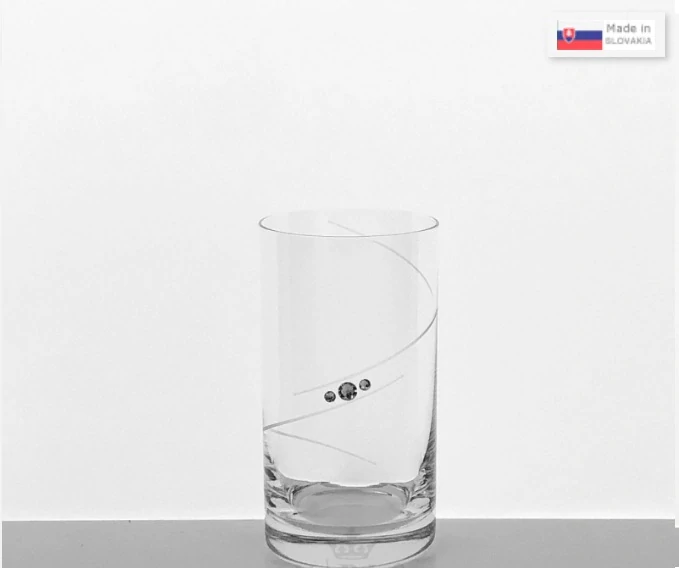 Pohár na vodu/džús 240 ml Swarovski® SPIRAL 6 kusov