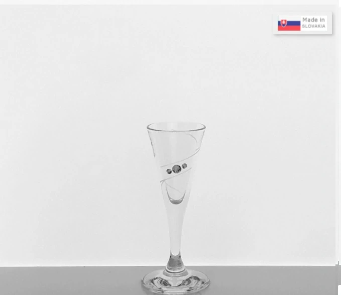 Pohár na alkohol/likér 30 ml (na stopke) Swarovski® SPIRAL 6 kusov