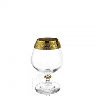 Pohár na brandy/koňak 400 ml ANGELA ZLATO 6 kusov