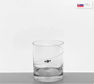 Pohár na vodu/whisky 280 ml Swarovski® SPIRAL 6 kusov