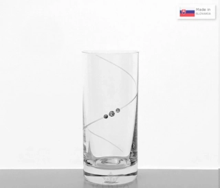 Pohár na vodu/long drink 300 ml Swarovski® SPIRAL 6 kusov