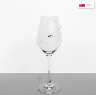 Pohár na víno 360 ml Swarovski® SPIRAL 2 kusy